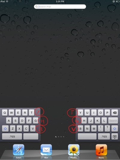 phantom iPad keys