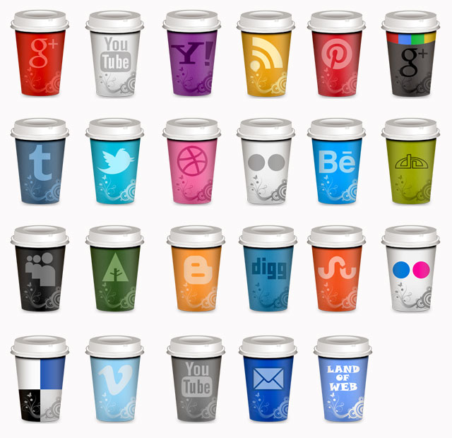 social-media-icons cups