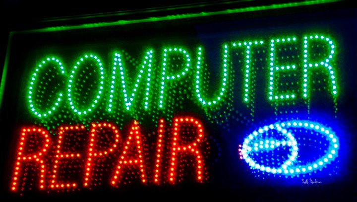 Computer Repair LED sign