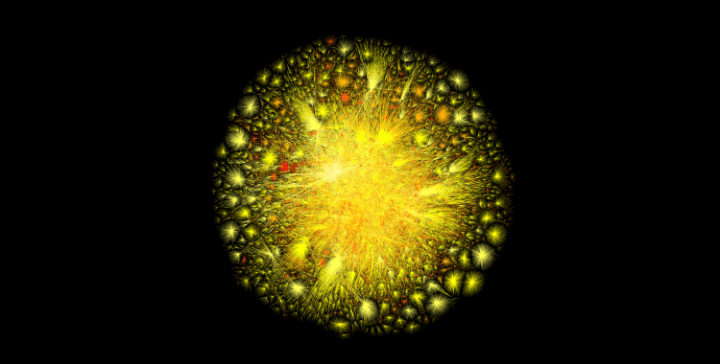 Image map of the Internet taken in 2010 by opte.org