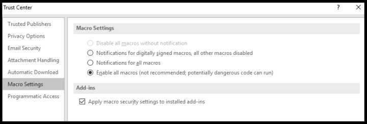 outlook-trust-center
